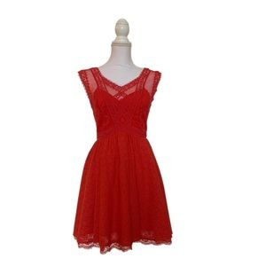 NWOT FREE PEOPLE DRESS WITH SHEER PANEL IN BACK SIZE 2